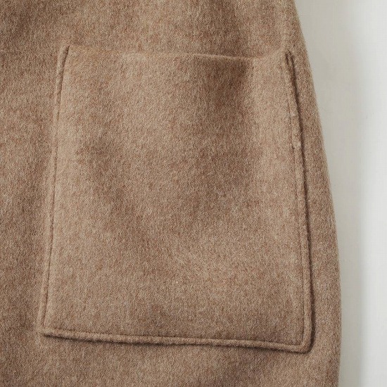 ATHA アタ ダブルメルトン フラッフィー マキシコート DOUBLE MELTON FLUFFY MAXI COAT