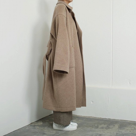 ATHA アタ ダブルメルトン フラッフィー マキシコート DOUBLE MELTON FLUFFY MAXI COAT