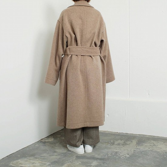 ATHA アタ ダブルメルトン フラッフィー マキシコート DOUBLE MELTON FLUFFY MAXI COAT